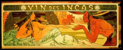 Vin des Incas pour les convalescents - Alphonse Mucha