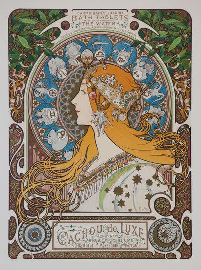 Zodiaque, 1896 - Alphonse Mucha