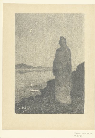 Femme debout au bord de l