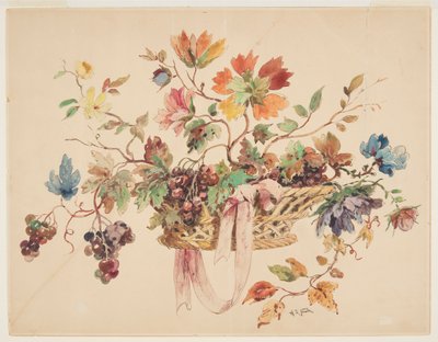 Conception pour broderie ou tapisserie - Alphonse de Neuville