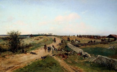 Scène de la guerre franco-prussienne, 1870, 19ème siècle - Alphonse de Neuville