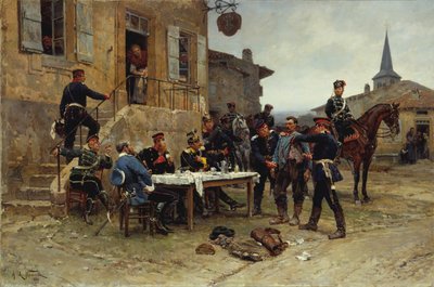 Le Porteur de Dépêches, 1880 - Alphonse de Neuville