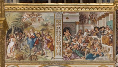 Presbytère, Septième travée nord, Fuite en Égypte, Massacre des Innocents - Altobello Melone