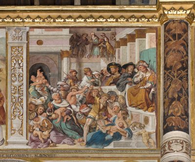 Presbytère, septième travée nord, Massacre des Innocents, Altobello Melone - Altobello Melone