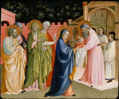 La Présentation au Temple, probablement vers 1430 - Alvaro Pirez