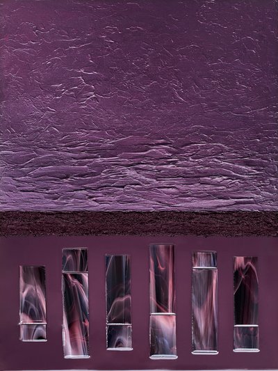 Cylindres violets texturés - Alyson Storms