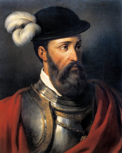 Portrait de Francisco Pizarro - Amable Paul Coutan