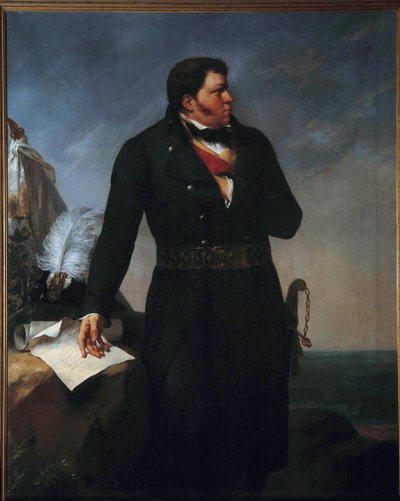 Portrait en pied de Georges Cadoudal (1771-1804) - Amable Paul Coutan