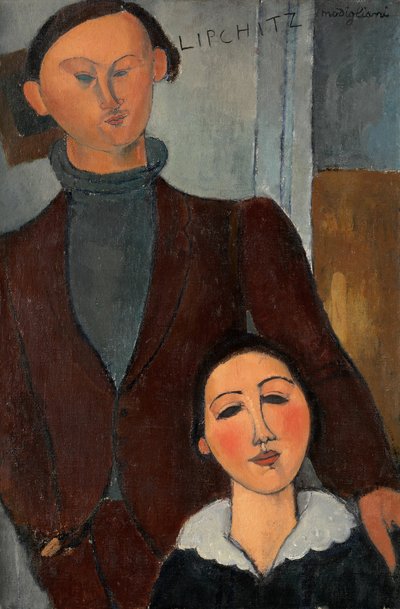 Jacques et Berthe Lipchitz, 1916 - Amedeo Modigliani