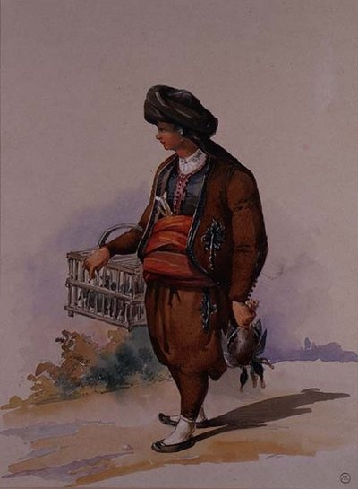 Un Vendeur de Canards, vers 1855 - Amadeo Preziosi