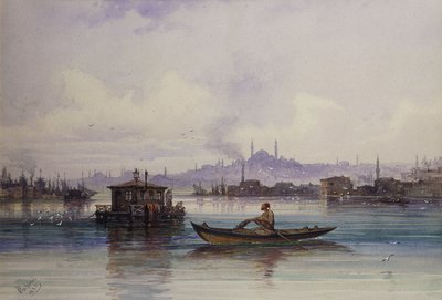 Sur le Bosphore, 1865 - Amadeo Preziosi