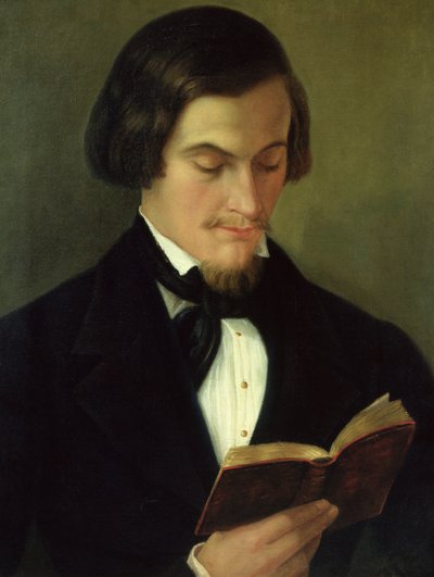 Portrait du poète Heinrich Heine (1797-1856) 1842 - Amalia Keller