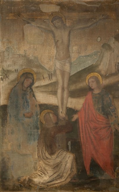 La Crucifixion avec la Vierge, Saint Jean et Madeleine, 1470-1523 - Ambrogio Bergognone