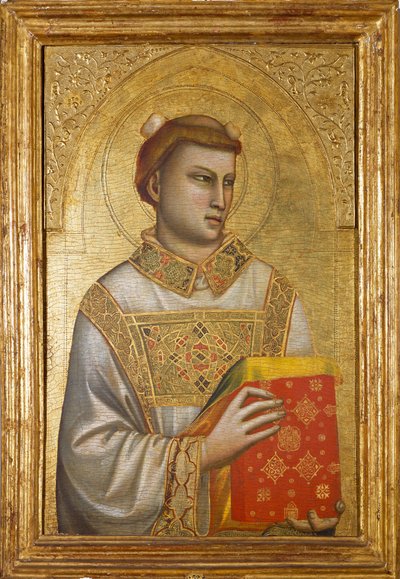 Représentation de Saint Étienne - Ambrogio Bondone (workshop) Giotto