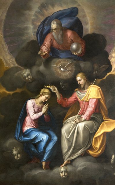 Couronnement de la Vierge - Ambrogio Giovanni Figino