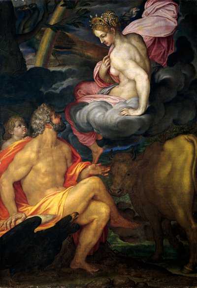 Jupiter, Junon et Io, par Ambrogio Figino - Ambrogio Giovanni Figino