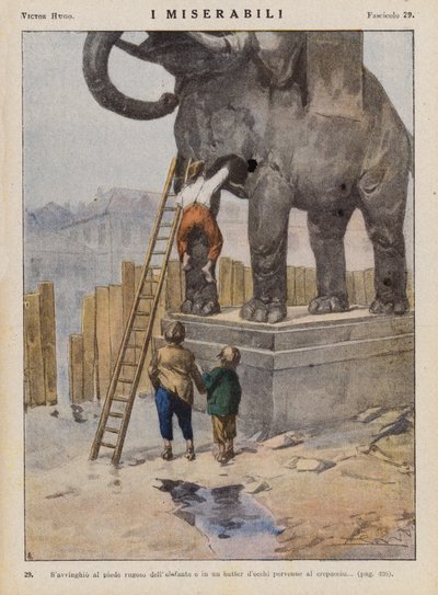 Illustration pour Les Misérables de Victor Hugo - Ambrogio Lombardi