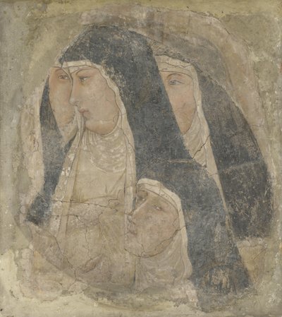Un groupe de quatre Clarisses - Ambrogio Lorenzetti