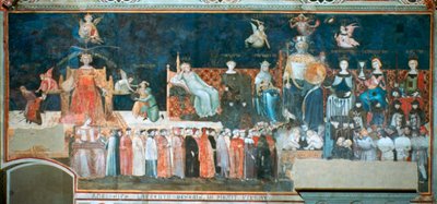 Allégorie du bon gouvernement, 1338-1340 - Ambrogio Lorenzetti