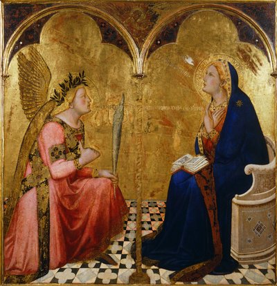Annonciation - Ambrogio Lorenzetti