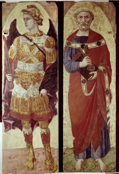 Archange Michel et Saint Pierre (détail d