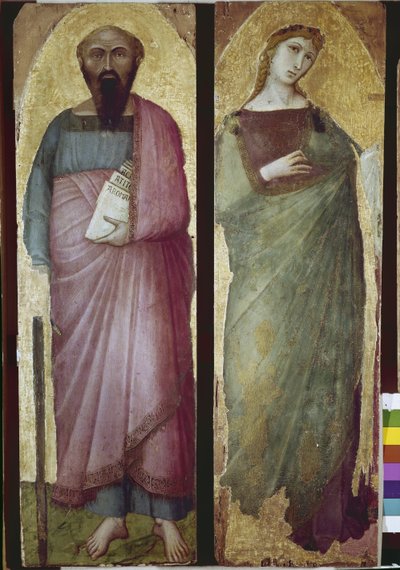 Saint Paul et un saint martyre, détail d
