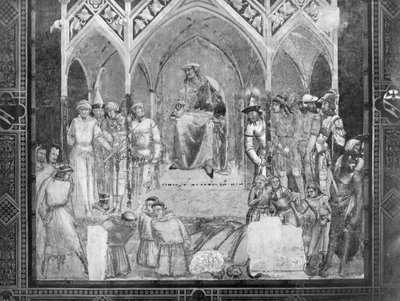 La Décapitation des moines franciscains devant le sultan, vers 1331 - Ambrogio Lorenzetti