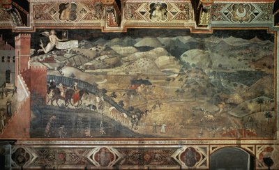 La campagne (détail) - Fresque d