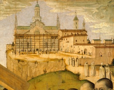 Construction de la Certosa di Pavia (détail) - Ambrogio da Fossano (c.1460 1523)