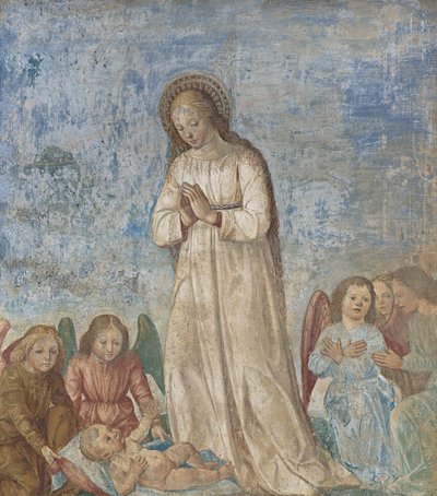 Vierge et anges en adoration, 1500-22 - Ambrogio da Fossano