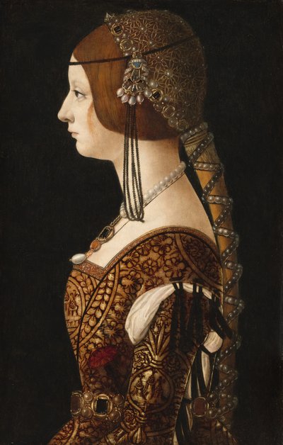 Bianca Maria Sforza, probablement 1493 - Ambrogio de Predis
