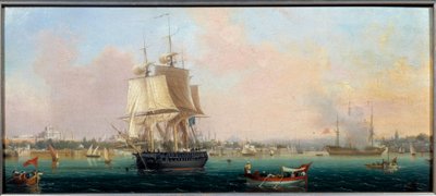 La Belle Choule appareillant à Constantinople - Ambroise Louis Garneray