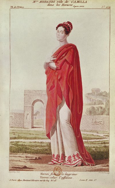 Madame Morandi dans le rôle de Camille, Acte I Scène 2 de 
