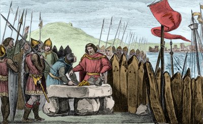 Charles III le Gros (839-888) paie les envahisseurs vikings en 886 - Charles III le Gros (839-888) Empereur d