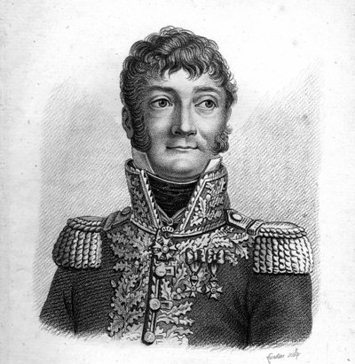 Général Joseph Barbanègre. 1772-1830. dans Portraits des généraux français. Gravé par Ambroise Tardieu en 1818. Collection Stella - Ambroise Tardieu