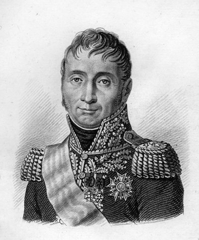 Jean Dominique Compans (1769-1845) - Portraits des généraux français en suite des victoires et conquêtes des Français. Gravé par Ambroise Tardieu en 1818. Collection Stella. - Ambroise Tardieu