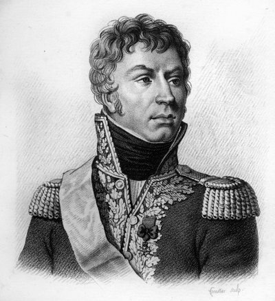 Jean Louis Ébénézer Reynier (1771-1814) - dans "Portraits des généraux français suite aux victoires et conquêtes des Français". Gravé par Ambroise Tardieu en 1818. Collection Stella. - Ambroise Tardieu