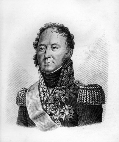 Le Général Augustin Daniel Belliard (1769-1832) - dans "Portraits des généraux français suite aux victoires et conquêtes des Français". Gravé par Ambroise Tardieu en 1818. Collection Stella. - Ambroise Tardieu