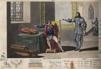 Louis XI (1423-1483) est retenu prisonnier à Péronne, et depuis son appartement, il peut voir la tour où Charles III est mort après 6 ans de captivité. Il ne retrouva la liberté qu