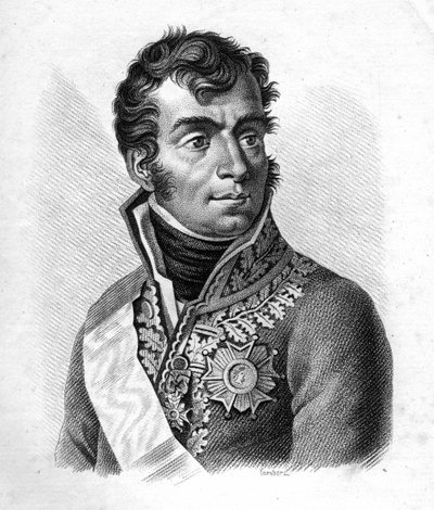 Maréchal Auguste Frédéric Louis (Auguste-Frédéric-Louis) de Viesse de Marmont (1774-1852), duc de Raguse. Dans Portraits des généraux français en suite des victoires et conquêtes des Français. Gravé par Ambroise Tardieu en 1818. Collection Stella - Ambroise Tardieu