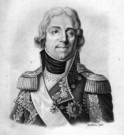 Pierre Riel, Comte, puis Marquis de Beurnonville Maréchal de France (1752-1821) - dans « Portraits des généraux français en suite les victoires et conquêtes des Français ». Gravé par Ambroise Tardieu en 1818. Collection Stella. - Ambroise Tardieu