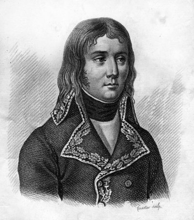 Le général Jean-Charles Abbatucci (1770-1796) dans "Portraits des Généraux Français". Gravé par Ambroise Tardieu en 1818. Collection Stella - Ambroise Tardieu