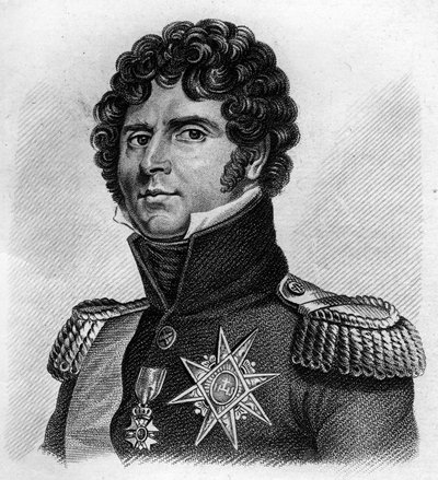 Portrait de Charles Jean-Baptiste Bernadotte (1763-1844), maréchal de France, roi Charles XIV de Suède et de Norvège. Dans « Portraits des généraux français ». Gravé par Ambroise Tardieu en 1818. Collection Stella - Ambroise Tardieu
