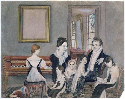 La famille Schuyler, 1824 - Ambrose Andrews