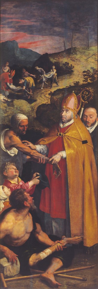 Saint Éloi aide les boiteux et enterre les morts - Ambrosius the Elder Francken or Franck