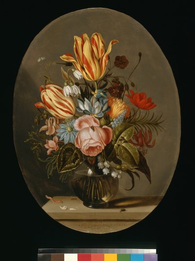 Un vase de fleurs - Ambrosius the Younger Bosschaert