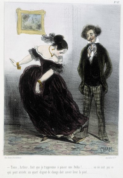 Caricature - dans « Madeleines » par Cham, v.1870-1880 - Amédée de Noé