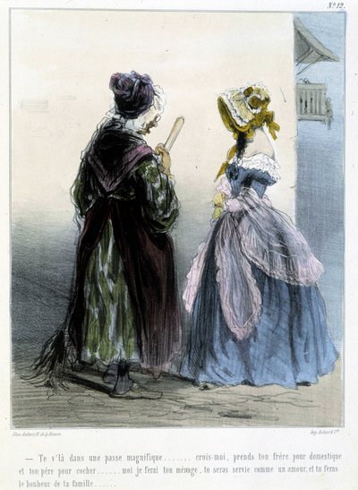 Caricature - dans « Madeleines » par Cham, vers 1870-1880 - Amédée de Noé