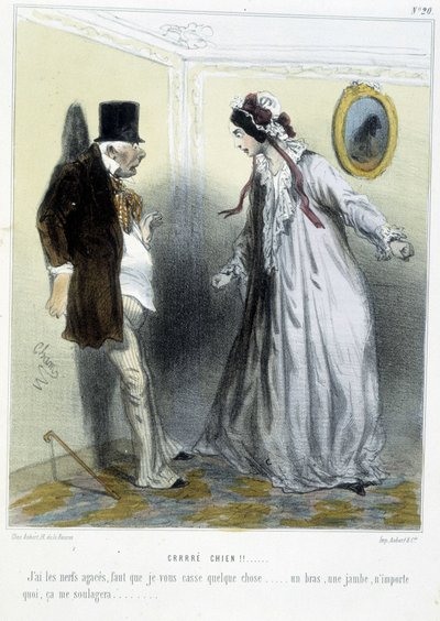Crrré chien! - dans "Madeleines" par Cham, v.1870-1880 - Amédée de Noé