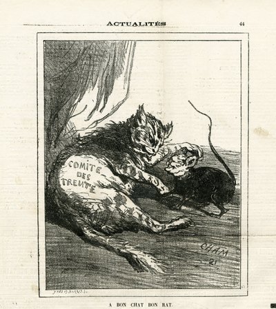 Illustration de Cham (1819-1879) dans Le Charivari - Amédée de Noé